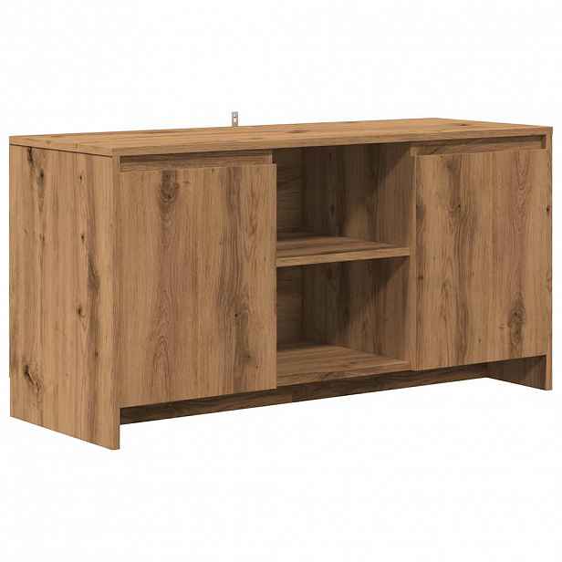 vidaXL TV skříňka dub artisan 102 x 37,5 x 52,5 cm kompozitní dřevo