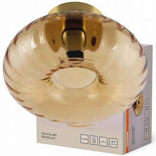 Závěsná stropní lampa Zwis E27 Zlatá Decor Osram