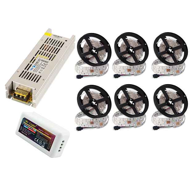Zónová Sada pro FUT037 Mi-LightLED 30 m Rgb Páska 5050