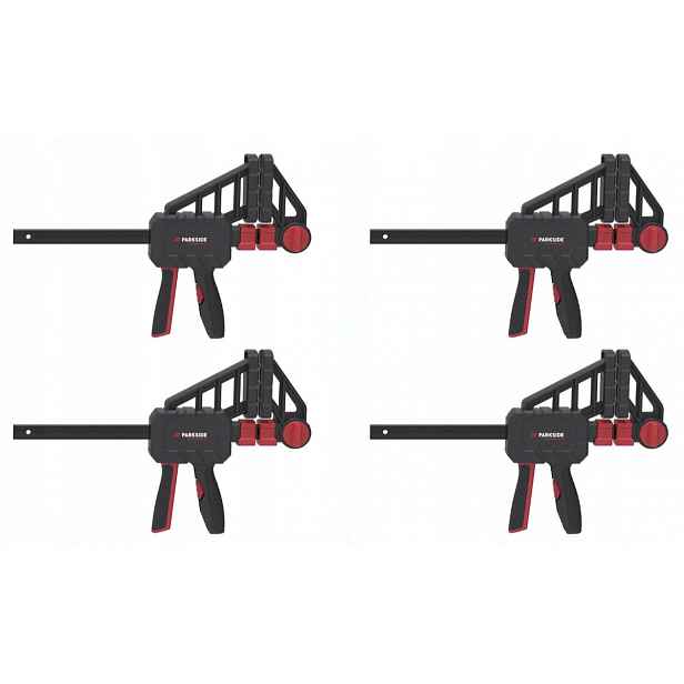 4 x Automatický Rychloupínací Truhlářský Svěrák Parkside 300 mm