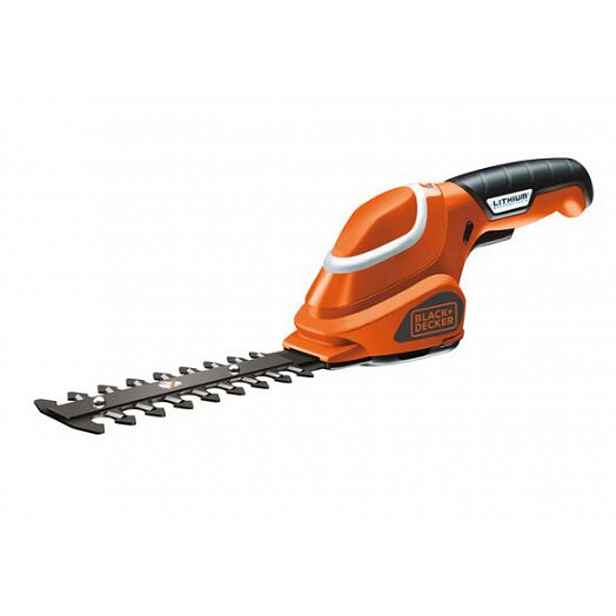 BLACK+DECKER - 3,6V AKU nůžky na keře a trávu, integrovaná baterie, nabíječka GSL300-QW