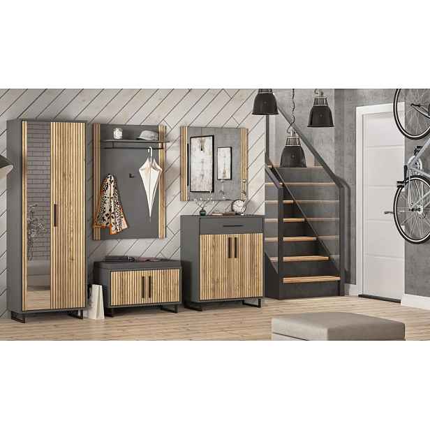 Casarredo Sestava do předsíně SALEMI - šedá/dub