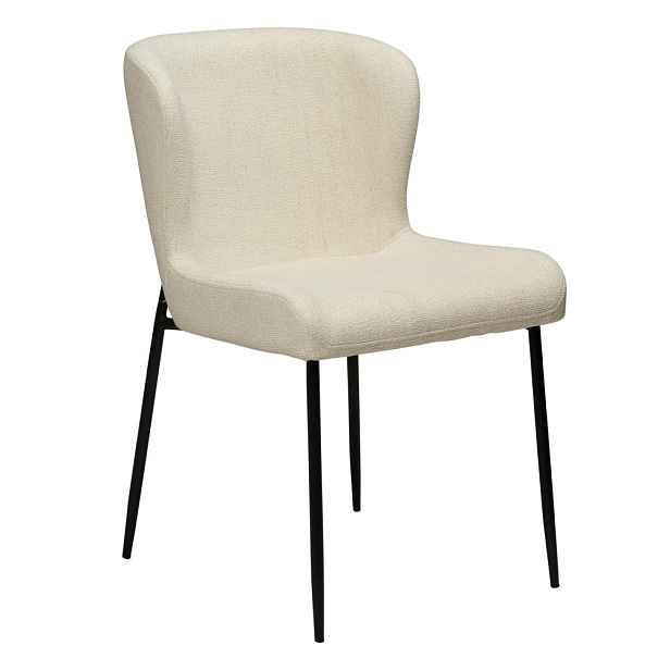 Krémová jídelní židle Glam – DAN-FORM Denmark