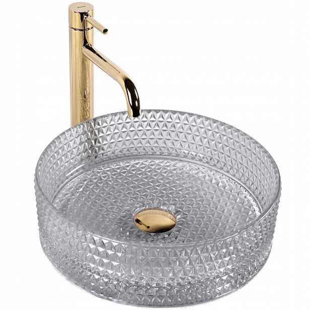 Umyvadlo na desku Light Grey (REA-U9615) /po/