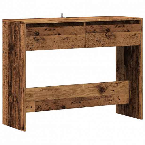 vidaXL Konzolový stolek old wood 100 x 35 x 76,5 cm kompozitní dřevo