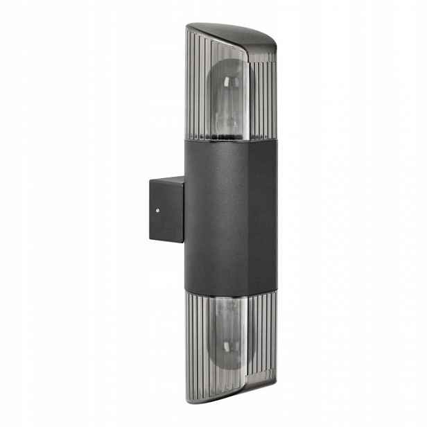Peonia nástěnné svítidlo, zahradní svítidlo, 2xE27, IP54, černá AD-OP-6580BE27PP
