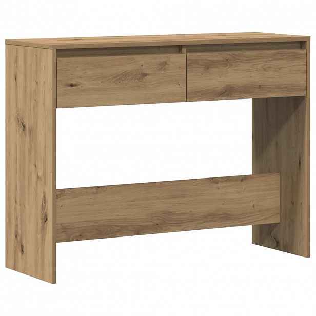 vidaXL Konzolový stolek dub artisan 100x35x76,5 cm kompozitní dřevo