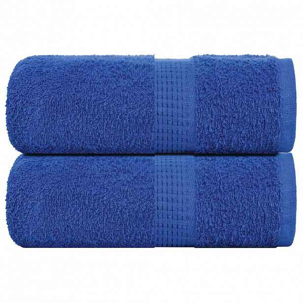 vidaXL Ručníky pro hosty FROGN 2 ks modré 30x50 cm 360 g/m²