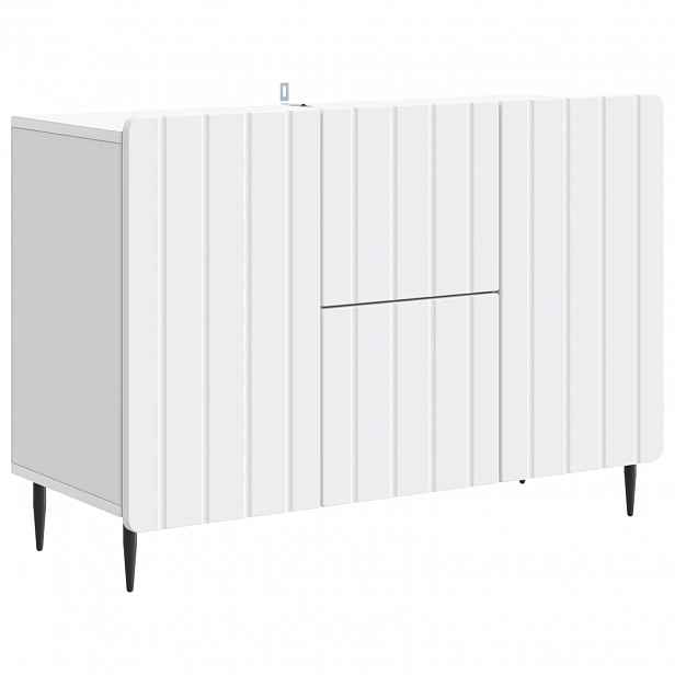 vidaXL Servírovací skříň Bílá 89 x 34,5 x 62 cm Kompozitní dřevo