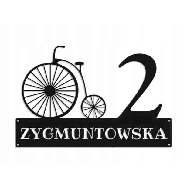 Číslo Na Dům 48 cm Tabule Adresa Ocel 2 mm Grafika 5719