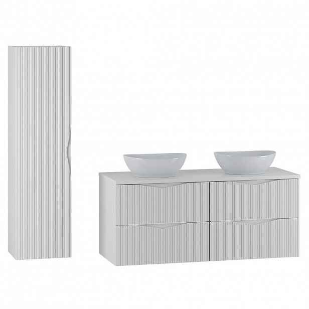 Petits-meubles KOUPELNOVÝ NÁBYTEK 120.6cm Tao 2er-Set Bílá