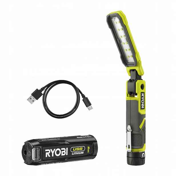 Ryobi RLI4-120G 4V Akumulátorové inspekční světlo Usb Lithium LED,1x2.0Ah