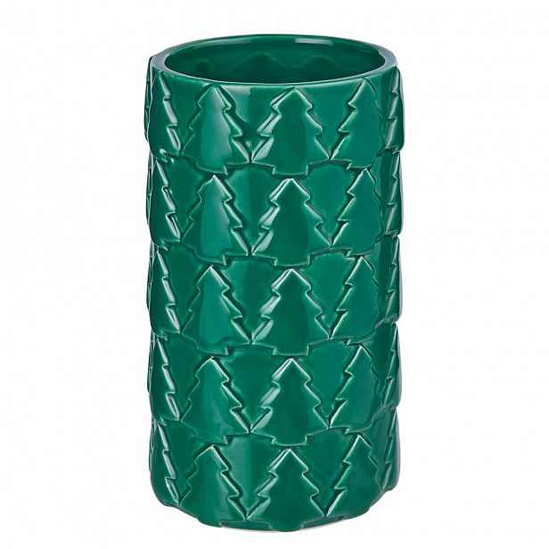 STATEMENT Váza stromky 18 cm - tm. zelená