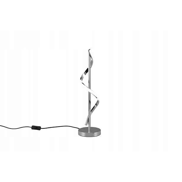 Stolní noční Led lampa moderní stříbrná Rl