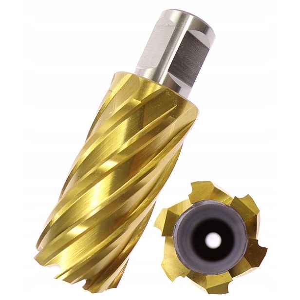 Vrták Trubkový Trepanační Fréz 30 mm Dlouhý Prodloužený 30x55 mm Hss Tin