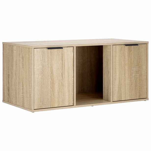 vidaXL Nábytek pro kočičí přepravku Dub sonoma 100 x 49 x 45 cm