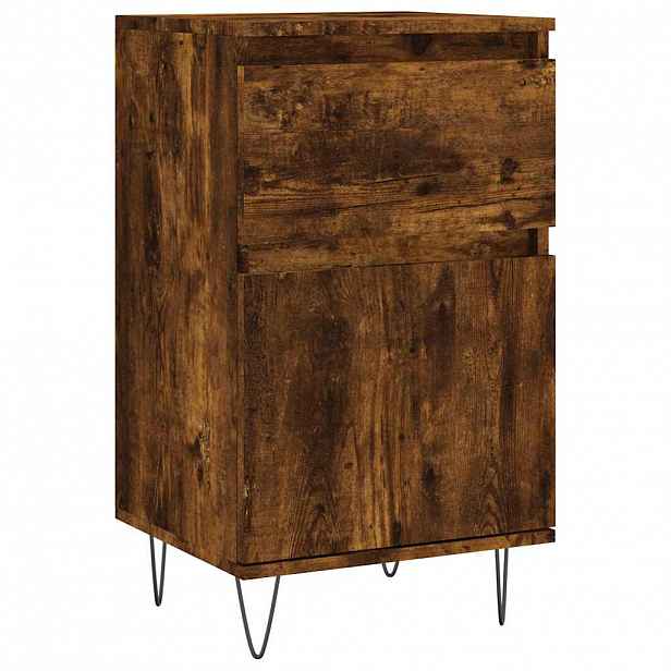 vidaXL Příborník kouřový dub 40 x 35 x 70 cm kompozitní dřevo