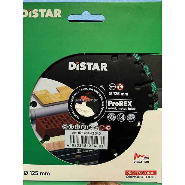 Diamantový kotouč Distar Pro Rex 125 univerzální kotouč 89568442040