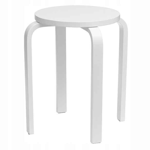 Kuchyňská Stolička Mdf Průměr 39 CM Rozměry 39 X 39 X 45,5 CM Bílá