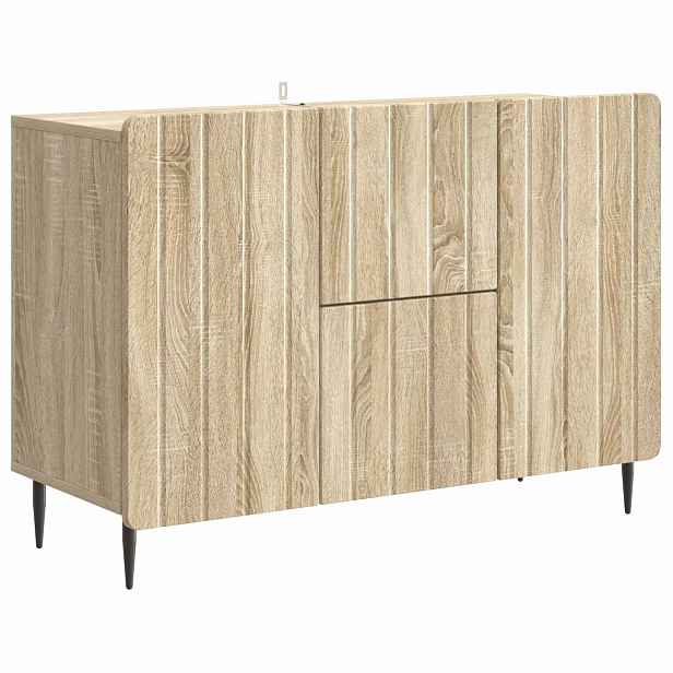 vidaXL Servírovací skříň Dub sonoma 89 x 34,5 x 62 cm Kompozitní dřevo