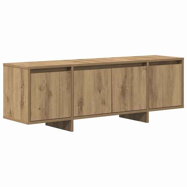 vidaXL TV skříňka dub artisan 120 x 30 x 40,5 cm kompozitní dřevo