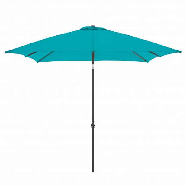 Naklápěcí slunečník Derby Basic Push Up 210 x 210 cm - modrý