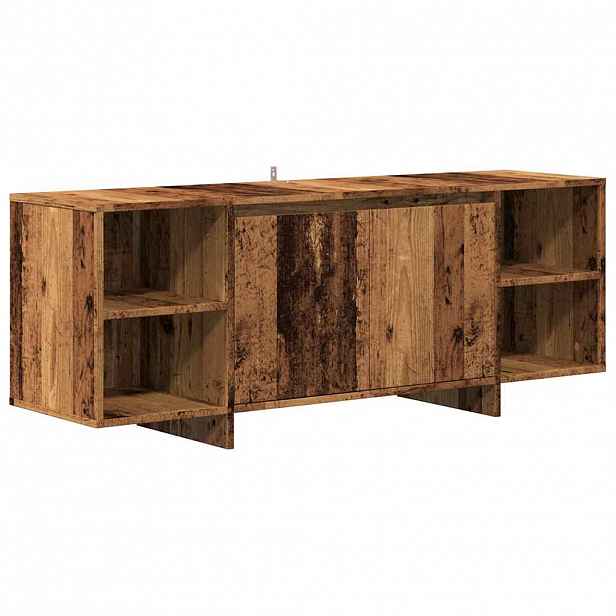vidaXL TV skříňka old wood 130 x 35 x 50 cm kompozitní dřevo
