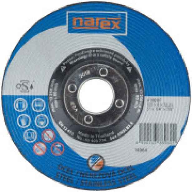 Brusný kotouč na ocel profilovaný Narex A 30Q BF 125x6 mm 65403774