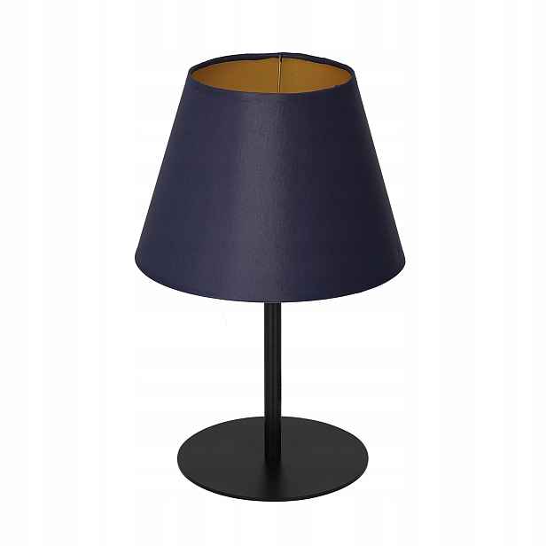 Luminex Stolní lampa Arden 33 cm E27 Černá, modrá, krytí IP20