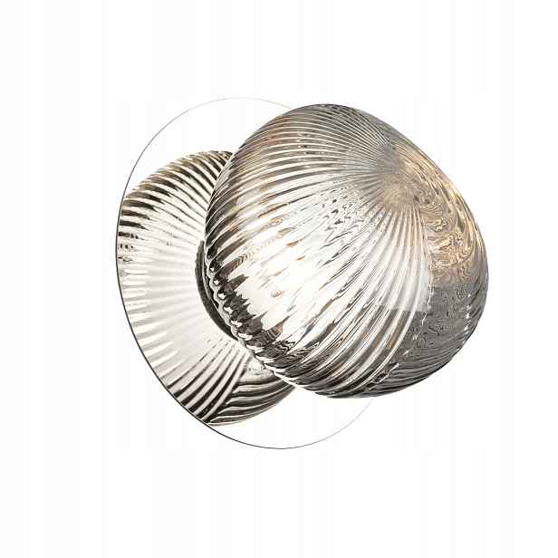 MiLAGRO Nástěnná lampa Stropní Svítidlo Bolla Smoked 3W Led závěsný lustr
