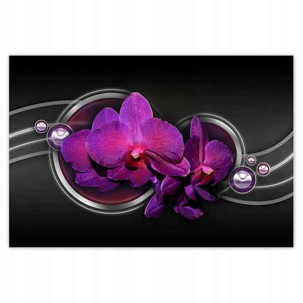 Plakáty 185x125 Fialová orchidej