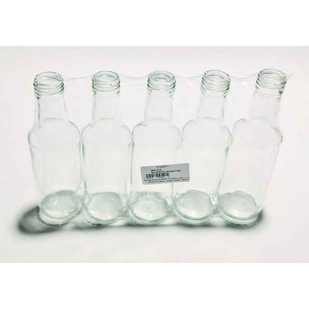 láhev 0,2l- 5ks-SPECIAL,šroubení-sklo