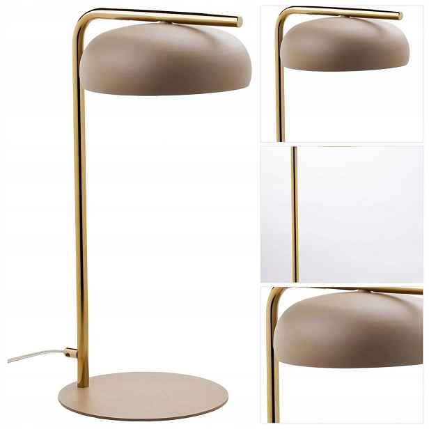 Stolní lampa Olaf zlatá, moderní osvětlení ateliéru Sigma Lighting