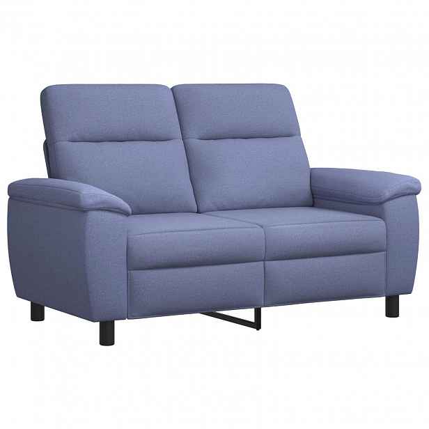 vidaXL Pohovka Modrá džínovina 158 x 90 x 95 cm Textil
