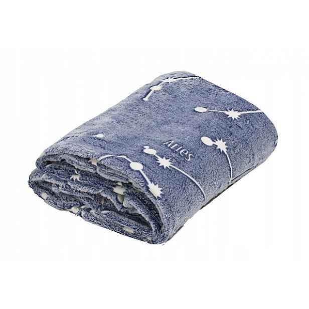 Premium Značková Deka Teplá Milá Fluo Svítící Ve Tmě 130X150 cm Kn