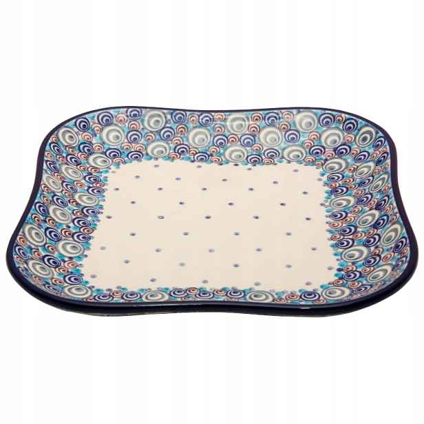 Miska čtvercová 24 cm Keramika Bolesławiec
