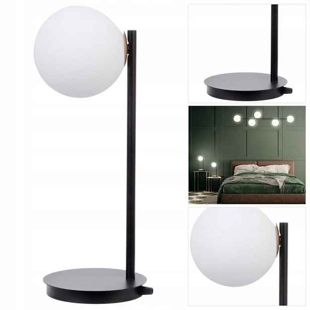 Černá stolní lampa Gama moderní do kanceláře i pracovny Sigma Lighting