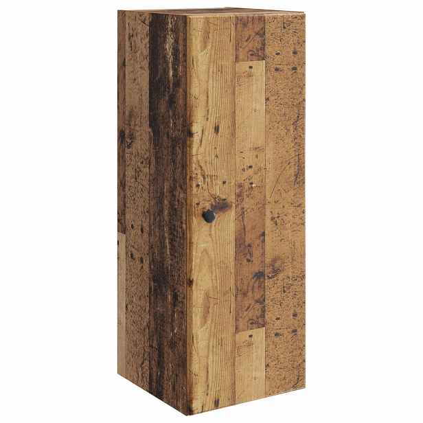 vidaXL Nástěnná skříň 33 x 34,5 x 90 cm Kompozitní dřevo Staré dřevo