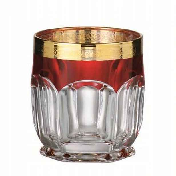 Bohemia Safari Rubín Sklenice Whisky 250ML Kpl 6SZ