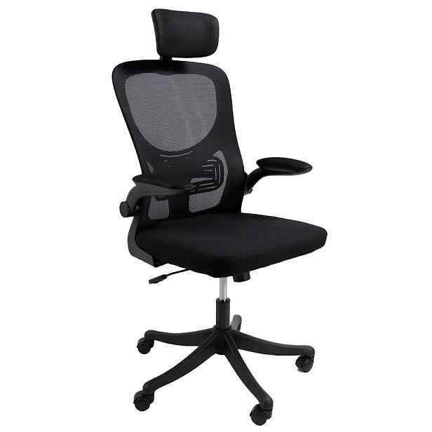 Ergonomické kancelářské křeslo s nastavitelnou opěrkou hlavy