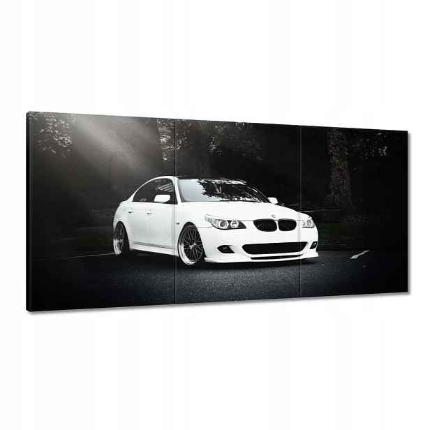 Obrazy 180x90 Bílé Bmw Šedé Auto