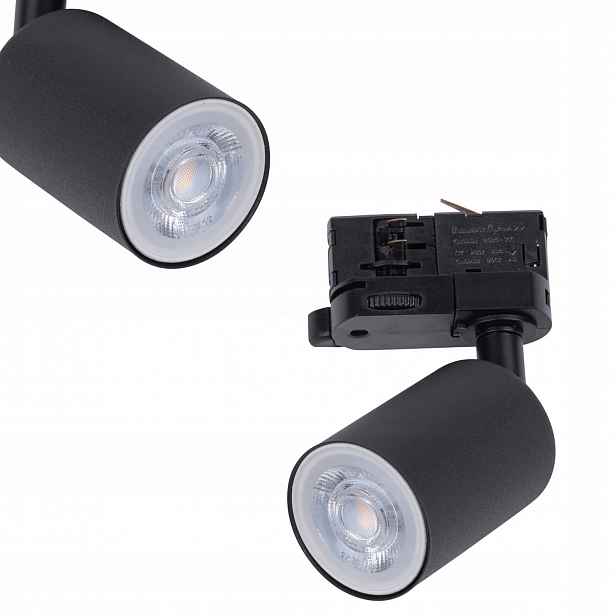 Tk Lighting Svítidlo reflektorů na kolejnici Tracer 3 fázový černý GU10