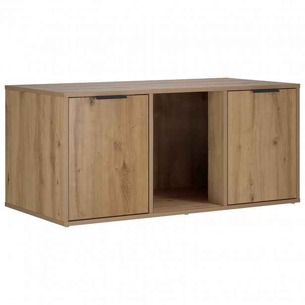 vidaXL Nábytek pro kočičí přepravku Dub artisan 100 x 49 x 45 cm