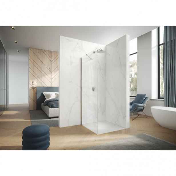 Hüppe Aura Pure boční zástěna ke sprchovým dveřím 120 cm AP0205.069.322