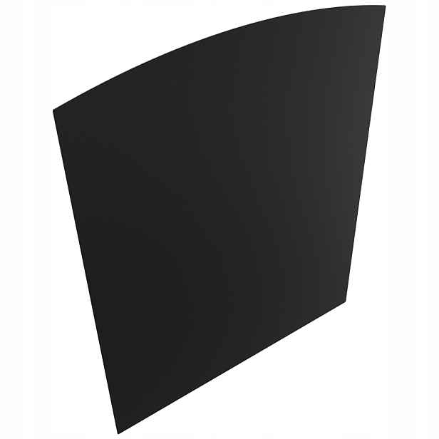 Ocelová základna pod kamna Vzor 8 80 x 100 cm černá