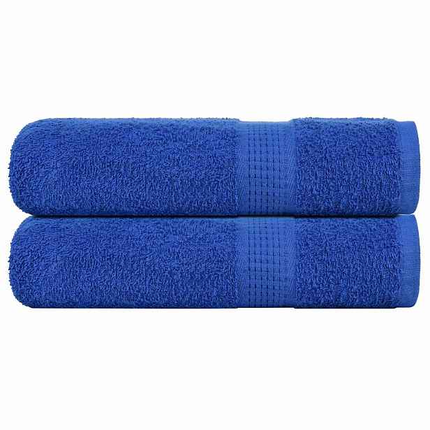vidaXL Ručníky do sprchy FROGN 2 ks modré 70 x 140 cm 360 g/m²