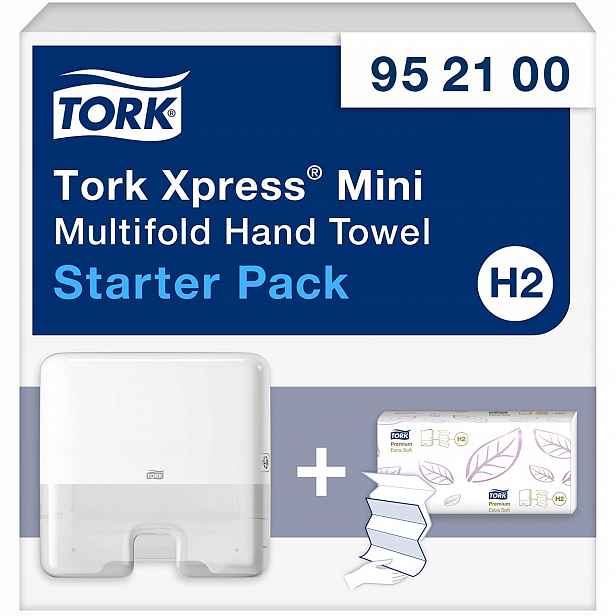 Zásobník na papírové ručníky Tork H2 952100 startovací náplň