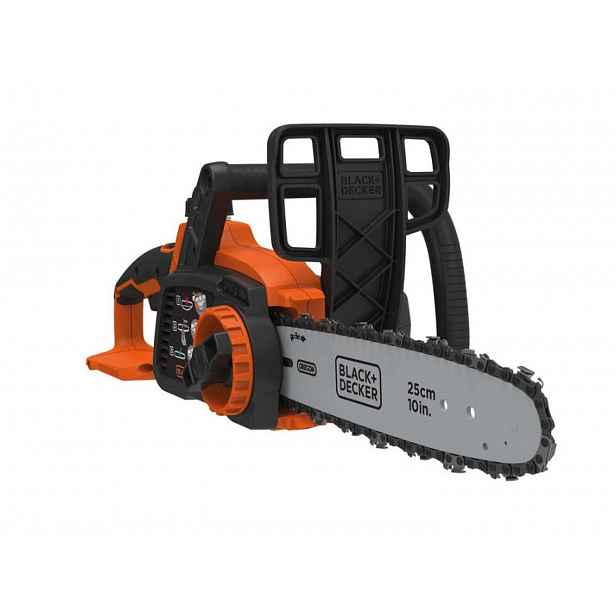 BLACK+DECKER - 18V AKU řetězová pila 25 cm, bez baterie a nabíječky GKC1825LB-XJ