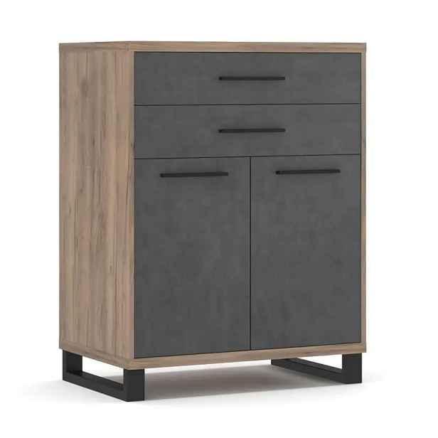 Casarredo Komoda 2D2S ROSOLINI - dub tabaco/matera