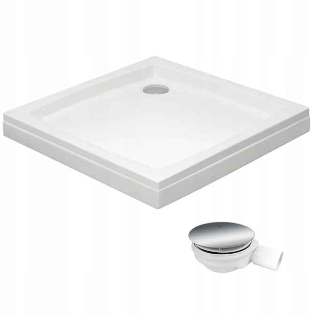 Čtvercová sprchová vanička pod skříň Patio 80x80 pouzdro